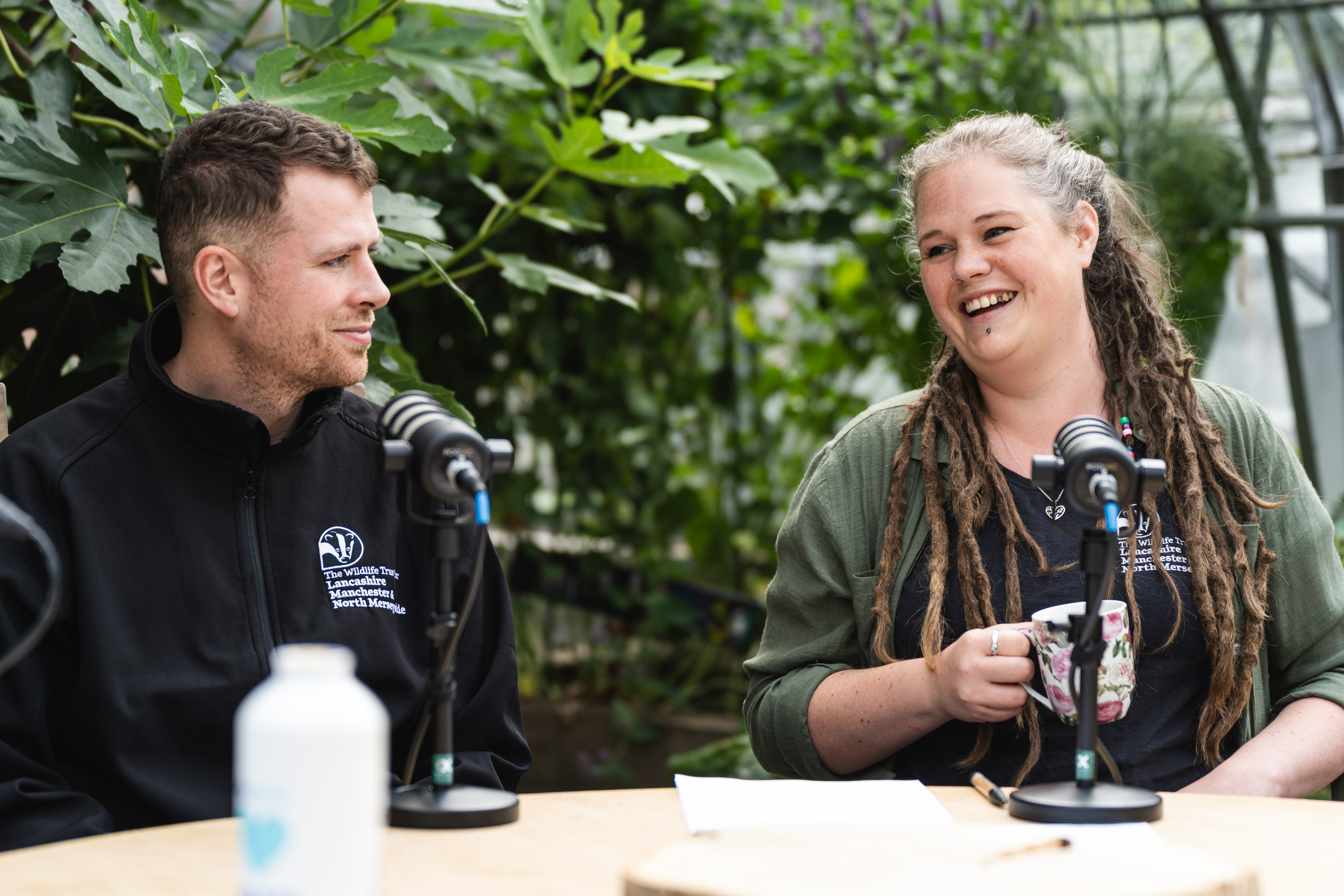Conservation Chronicles podcast recording for Lancashire Wildlife Trust